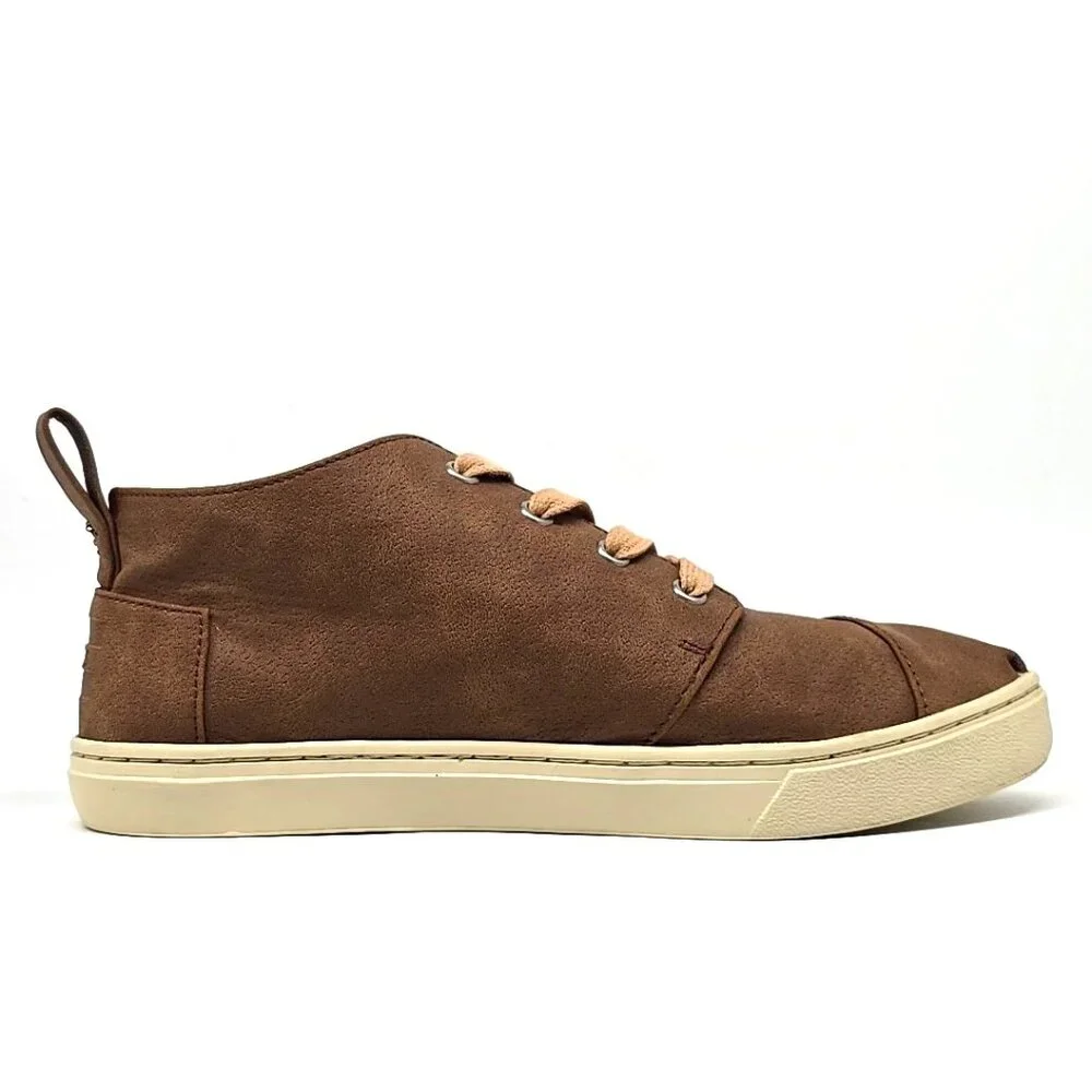 TOMS BOTAS CUPSOLE Big Kid Brown Dress Sneakers Shoes Boots Boys Size 6 - Picture 8 of 12